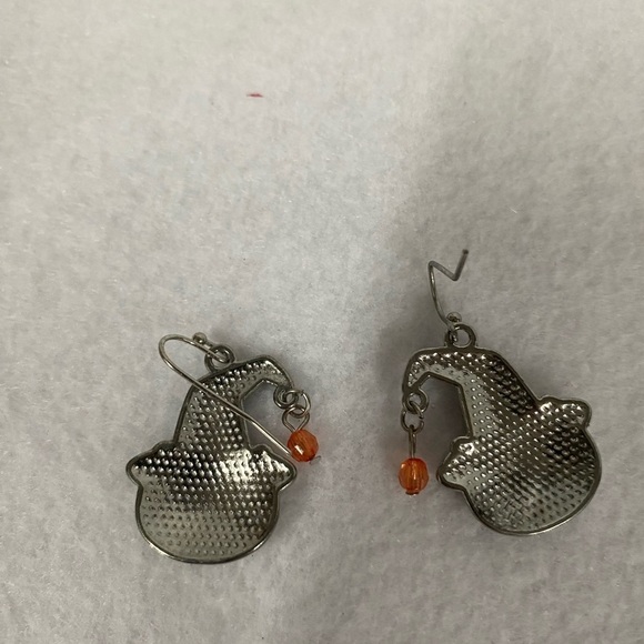 Halloween Cat Dangle Earrings (DH) - Picture 5 of 7